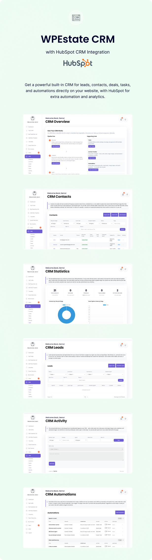 wpresidence features